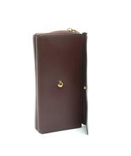 POLLINI GRAINED Shoulder clutch wallet BORDEAUX / B - Women&rsquo;s Wallets - 6
