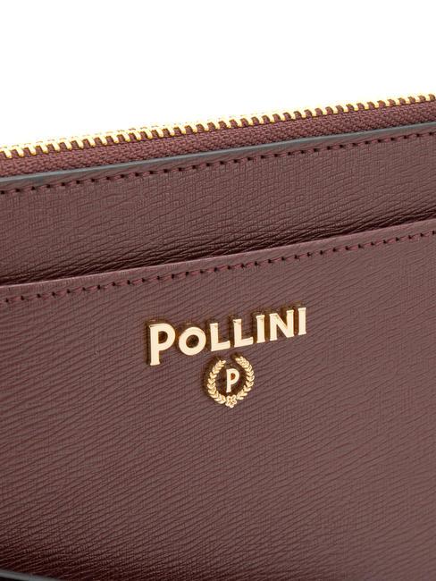 GRAINED Clutch bag with cuff BORDEAUX / B - Women&rsquo;s Bags