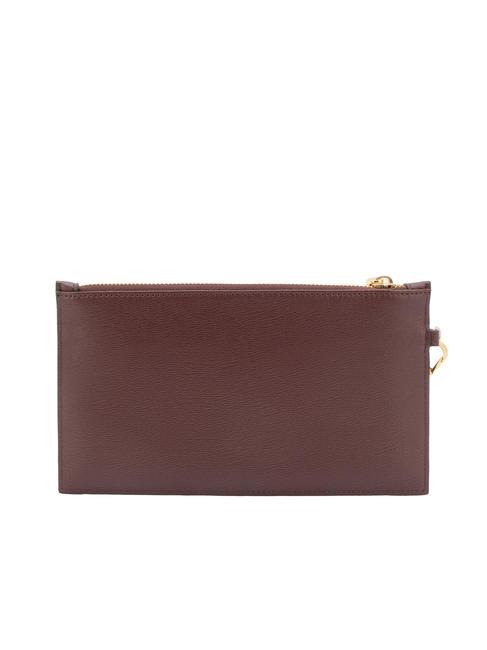 GRAINED Clutch bag with cuff BORDEAUX / B - Women&rsquo;s Bags