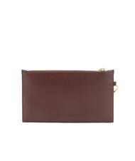 POLLINI GRAINED Clutch bag with cuff BORDEAUX / B - Women&rsquo;s Bags - 4