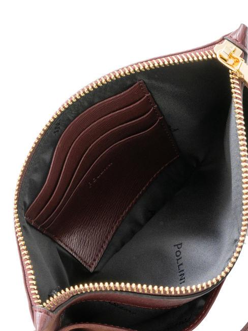 GRAINED Clutch bag with cuff BORDEAUX / B - Women&rsquo;s Bags