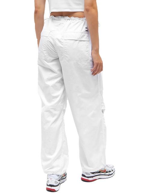 TOMMY JEANS Parachute Wind  Lightweight trousers white - Women's Pants