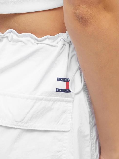 TOMMY JEANS Parachute Wind  Lightweight trousers white - Women's Pants