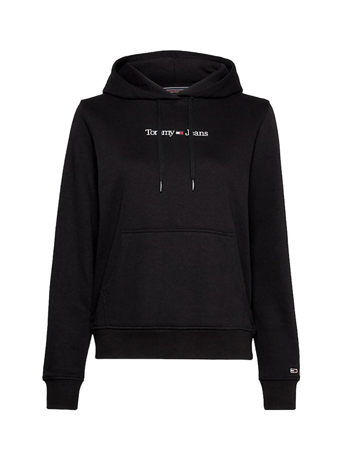 Black tommy jeans best sale hoodie