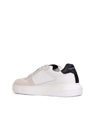 CALVIN KLEIN CK JEANS CHUNKY Leather sneakers bright white/creamy white/oyster m - Men&rsquo;s shoes - 3