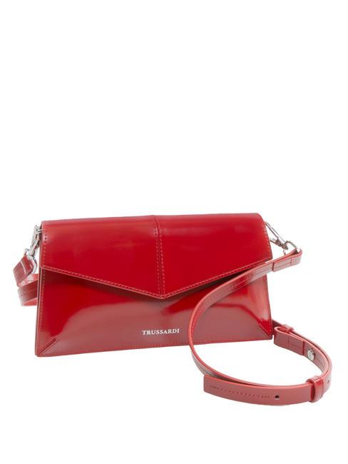 SALIS Shiny leather clutch bag cherry - Women&rsquo;s Wallets