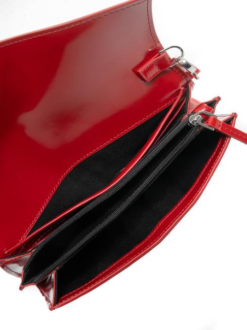 SALIS Shiny leather clutch bag cherry - Women&rsquo;s Wallets