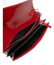 TRUSSARDI SALIS Shiny leather clutch bag cherry - Women&rsquo;s Wallets - 5