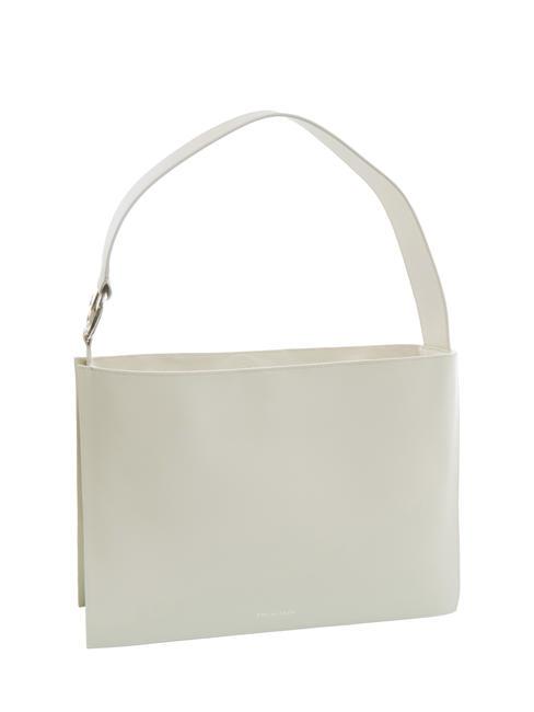 OBELIA Shoulder bag in recycled leather off-white - Women’s Bags