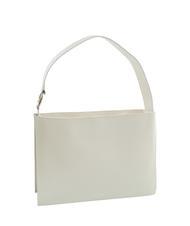 TRUSSARDI OBELIA Shoulder bag in recycled leather off-white - Women’s Bags - 2