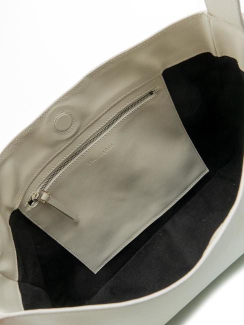 OBELIA Shoulder bag in recycled leather off-white - Women’s Bags