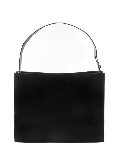 OBELIA Shoulder bag in recycled leather BLACK - Women’s Bags