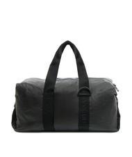 TRUSSARDI TECHNICAL Duffle bag with shoulder strap BLACK - Duffle bags - 4