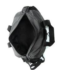 TRUSSARDI TECHNICAL Duffle bag with shoulder strap BLACK - Duffle bags - 5