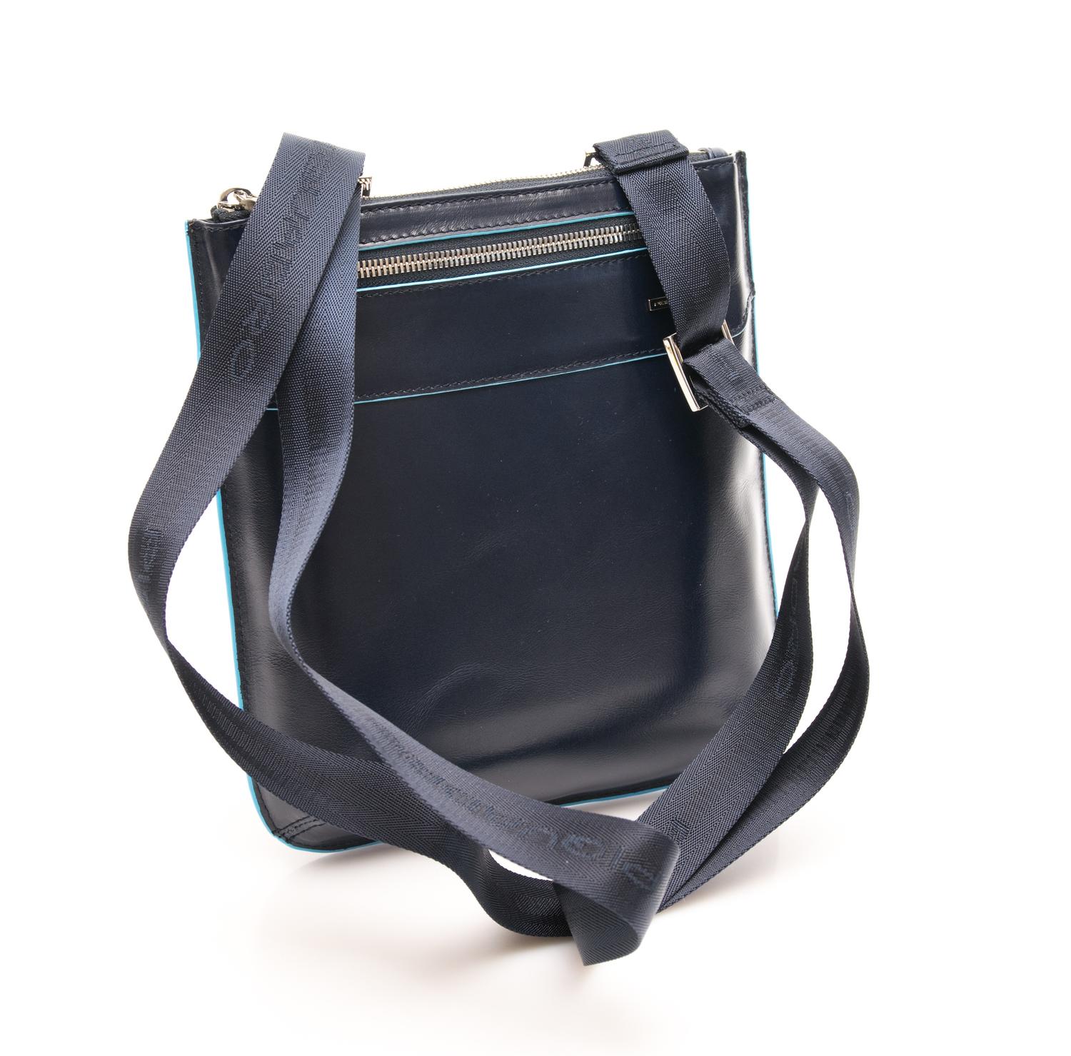 Piquadro Mens Bag Blue Square Line - Shop Online At Best Prices!