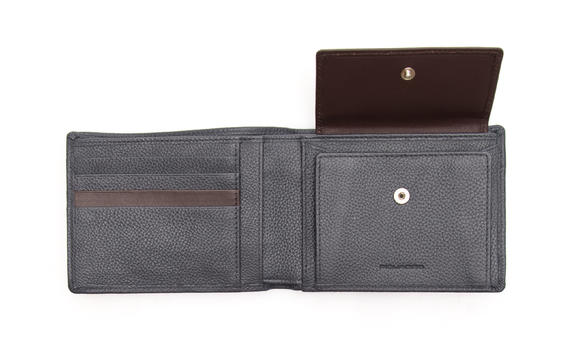wallet X1 line; leather blue / brown - Men&rsquo;s Wallets