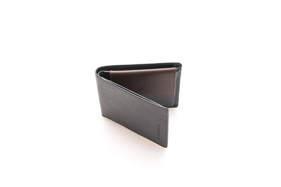 wallet X1 line; leather blue / brown - Men&rsquo;s Wallets
