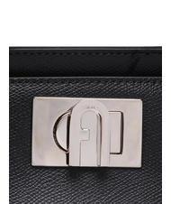 FURLA 1927 Ares print leather mini bag Black - Women’s Bags - 4