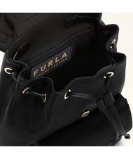 Furla Flow Small Leather Backpack Black Buy At Outlet Prices