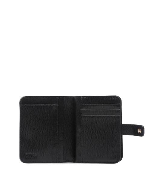 CAMELIA COMPACT Small leather wallet Black - Women’s Wallets