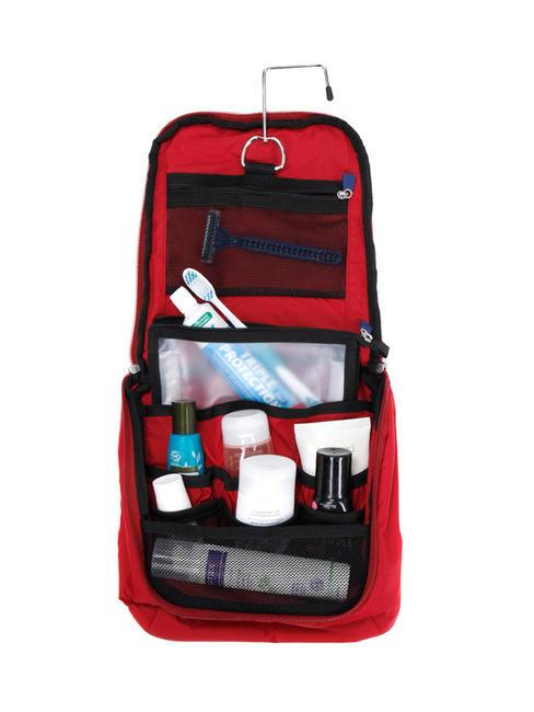 GLOBAL TA Toilet kit with hook RED - Travel Accessories