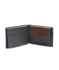 PIQUADRO wallet X1 line; leather blue / brown - Men’s Wallets - 2