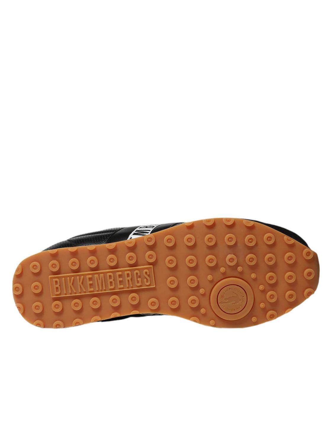 Bikkembergs Soccer Leather Sneakers Black Buy At Outlet Prices