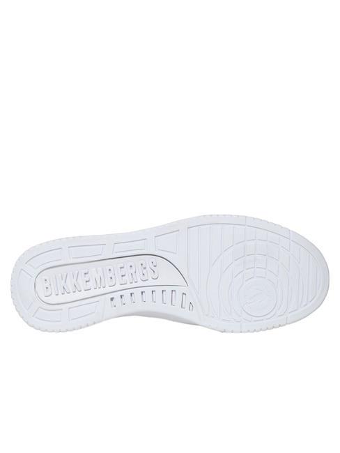 BASKET Leather sneakers ice/red - Men’s shoes