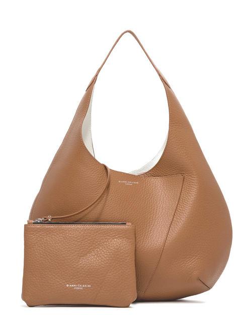 EUFORIA Leather bag with pouch toffee-white - Women&rsquo;s Bags