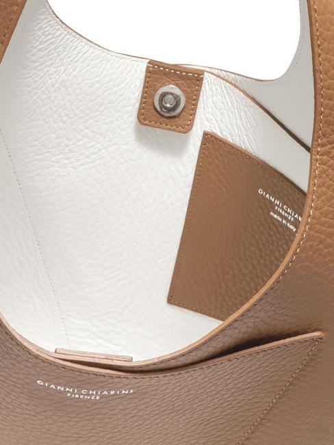 EUFORIA Leather bag with pouch toffee-white - Women&rsquo;s Bags