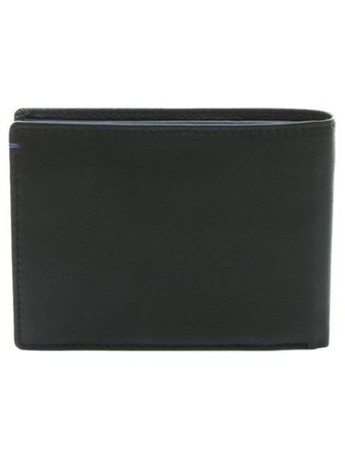 COLOR WALLET  Small leather wallet black/navy - Men&rsquo;s Wallets