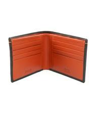 SPALDING NEW YORK COLOR WALLET Two-tone leather wallet brown/orange - Men’s Wallets - 2