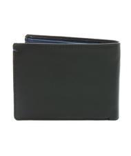 SPALDING NEW YORK COLOR WALLET Two-tone leather wallet black/navy - Men&rsquo;s Wallets - 3