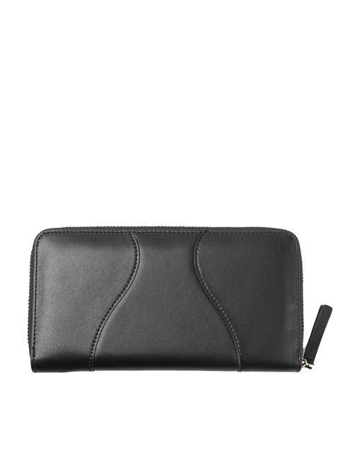 YUMA Large zip around wallet BLACK - Women&rsquo;s Wallets
