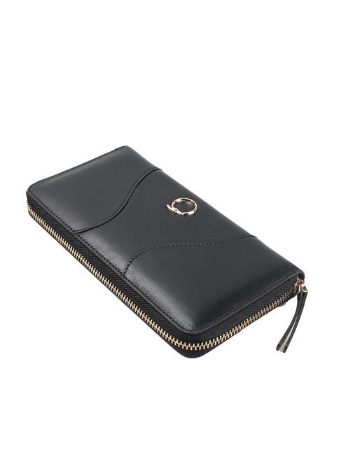 YUMA Large zip around wallet BLACK - Women&rsquo;s Wallets