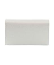 LOVE MOSCHINO LAMINATED Wallet / Clutch with shoulder strap rolled silver - Women’s Wallets - 5