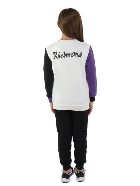 HADEW Cotton sweatshirt and trousers tracksuit cloud/blk - Children's tracksuits