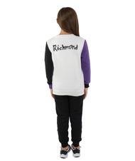 JOHN RICHMOND HADEW Cotton sweatshirt and trousers tracksuit cloud/blk - Children's tracksuits - 3