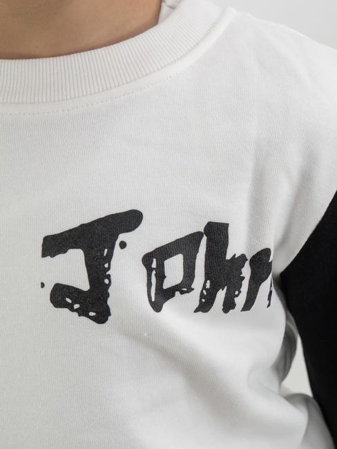 HADEW Cotton sweatshirt and trousers tracksuit cloud/blk - Children's tracksuits