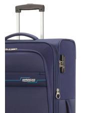 AMERICAN TOURISTER DEEP DIVE Set of 3 trolleys: cabin, medium and large expandable navy / blue - Trolley Set - 6