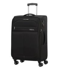 AMERICAN TOURISTER DEEP DIVE Set of 3 trolleys: cabin, medium and large expandable black / gray - Trolley Set - 4