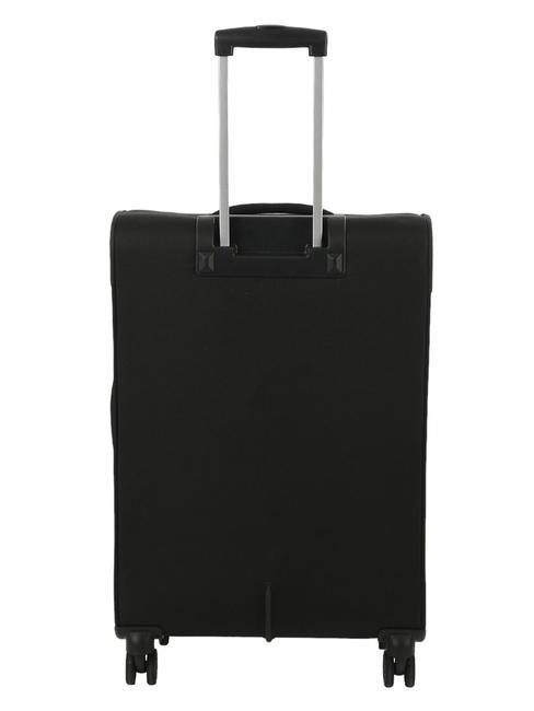 DEEP DIVE Set of 3 trolleys: cabin, medium and large expandable black / gray - Trolley Set