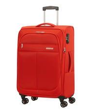 AMERICAN TOURISTER DEEP DIVE Set of 3 trolleys: cabin, medium and large expandable red / gray - Trolley Set - 4