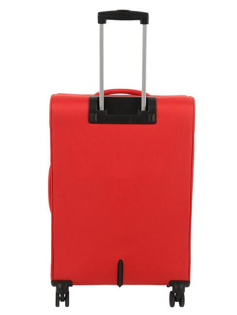 DEEP DIVE Set of 3 trolleys: cabin, medium and large expandable red / gray - Trolley Set