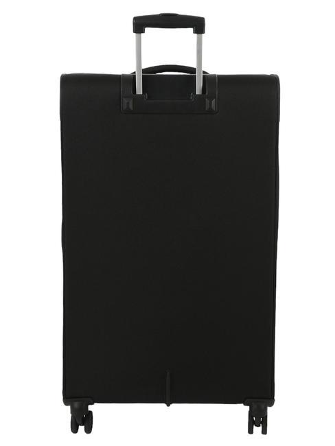 DEEP DIVE Large expandable trolley black / gray - Semi-rigid Trolley Cases