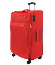 AMERICAN TOURISTER DEEP DIVE Large expandable trolley red / gray - Semi-rigid Trolley Cases - 3