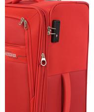 AMERICAN TOURISTER DEEP DIVE Large expandable trolley red / gray - Semi-rigid Trolley Cases - 5