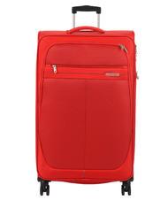 AMERICAN TOURISTER DEEP DIVE Large expandable trolley red / gray - Semi-rigid Trolley Cases - 6
