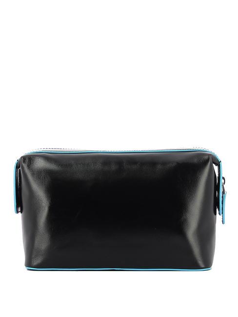 BLUE SQUARE Leather Beauty Black - Beauty Case