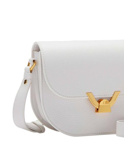 DEW Hammered leather shoulder bag brilliant white - Women&rsquo;s Bags